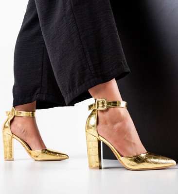 Обувки Boye Златни