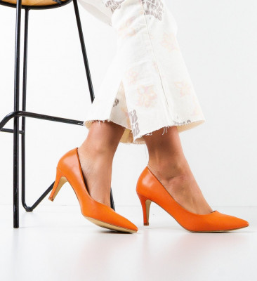 Обувки Cheloo Оранжеви