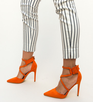 Обувки Hebe Оранжеви