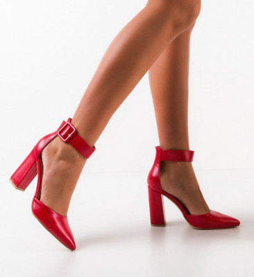 Обувки Kalem Червени