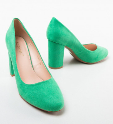 Обувки Lesgo Зелени