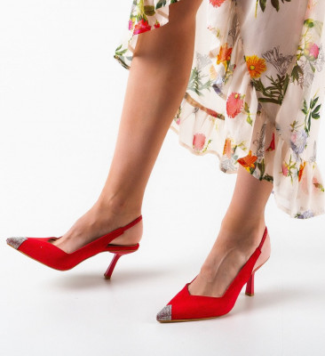Обувки Solina Червени