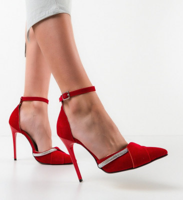 Обувки Urahag Червени