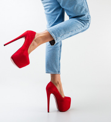 Обувки Nicary Червени