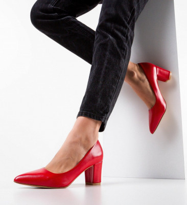 Обувки Pittman Червени