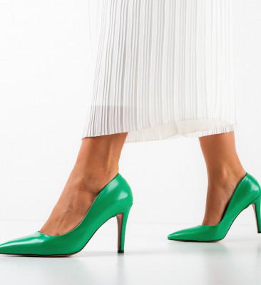 Обувки Polly Зелени