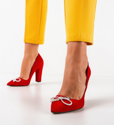 Обувки Saxon Червени