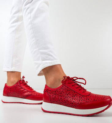 Ежедневни обувки Pova Червени