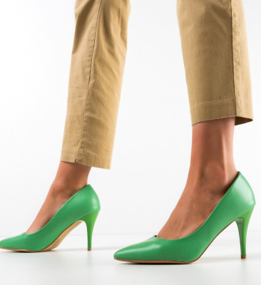 Обувки Halek Зелени