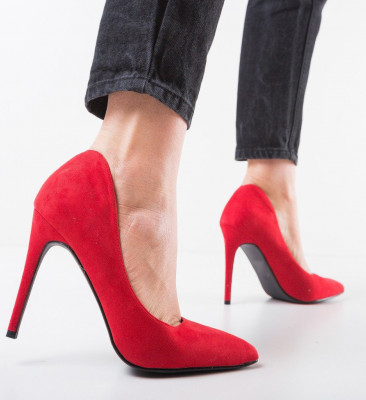 Обувки Laila Червени