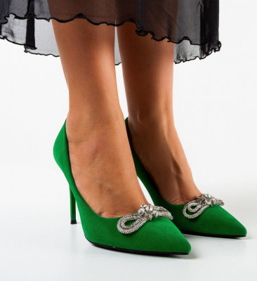 Обувки Tanya Зелени