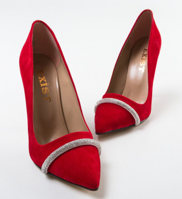 Обувки Uzunak Червени