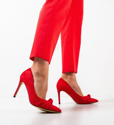 Обувки Hartley Червени