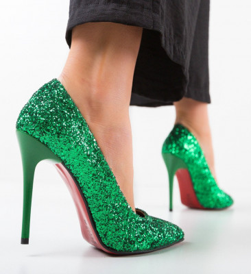 Обувки Pefeba Зелени