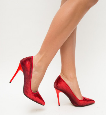 Обувки Sclipy Червени