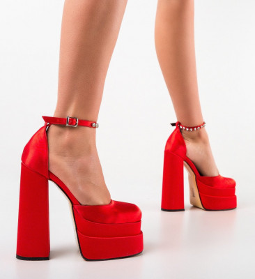 Обувки Lucci Червени