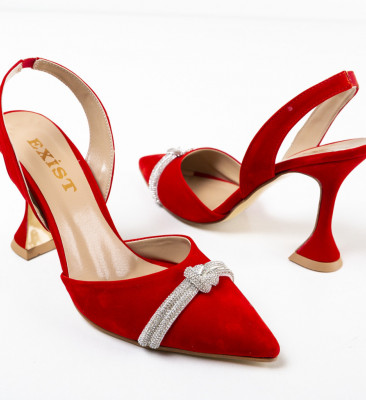 Обувки Quar Червени