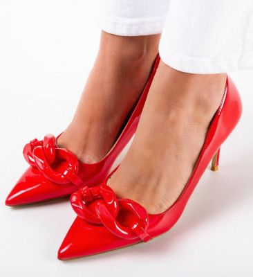 Обувки Vanille Червени