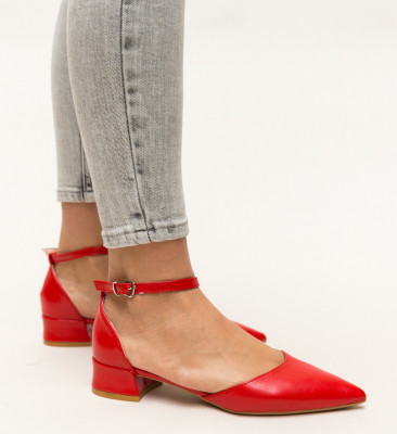 Обувки Barrera Червени