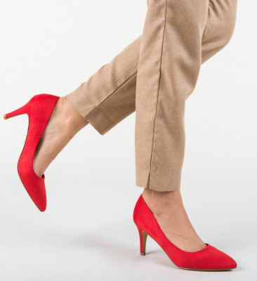 Обувки Hipor Червени