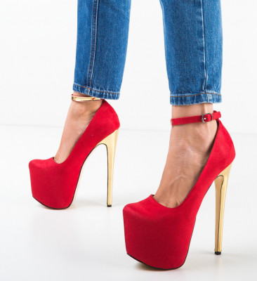 Обувки Jipescu 2 Червени