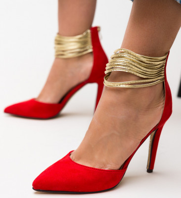 Обувки Kaia Червени