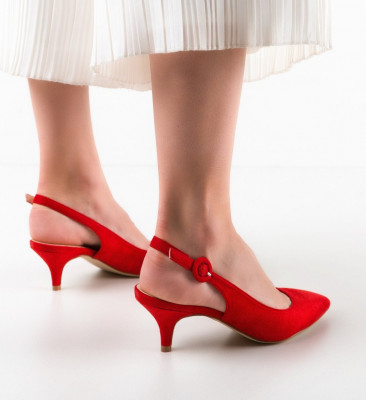 Обувки Azana Червени