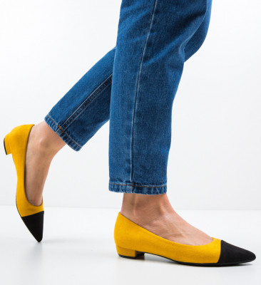 Обувки Cohe Жълти