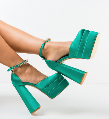 Обувки Iman Зелени
