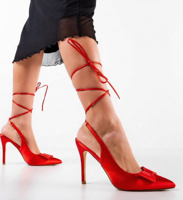 Обувки Rania Червени