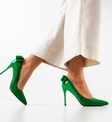 Обувки Wood Зелени