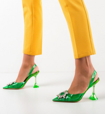 Обувки Nikodem Зелени