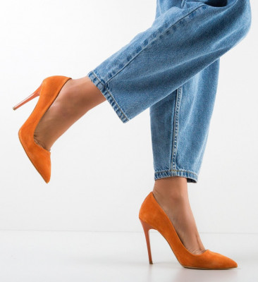 Обувки Pefeba Оранжеви