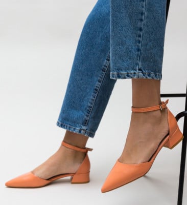 Обувки Barrera Оранжеви