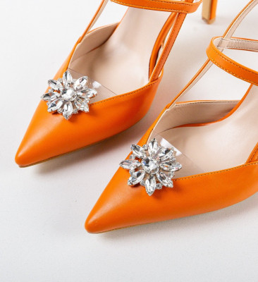 Обувки Bilfox Оранжеви