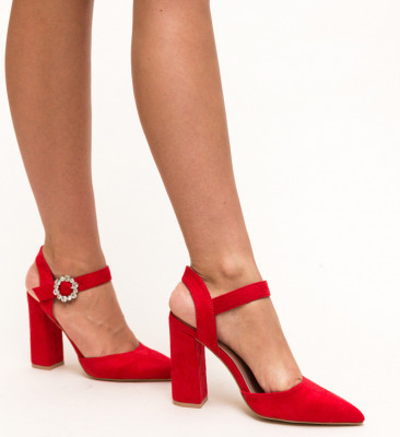 Обувки Daly Червени