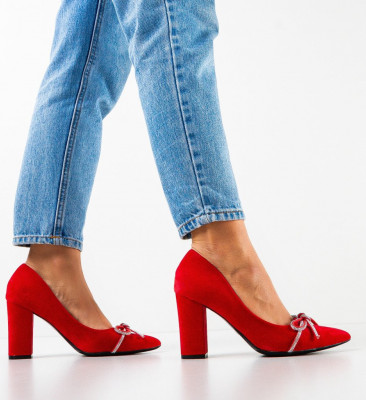 Обувки Nieve Червени
