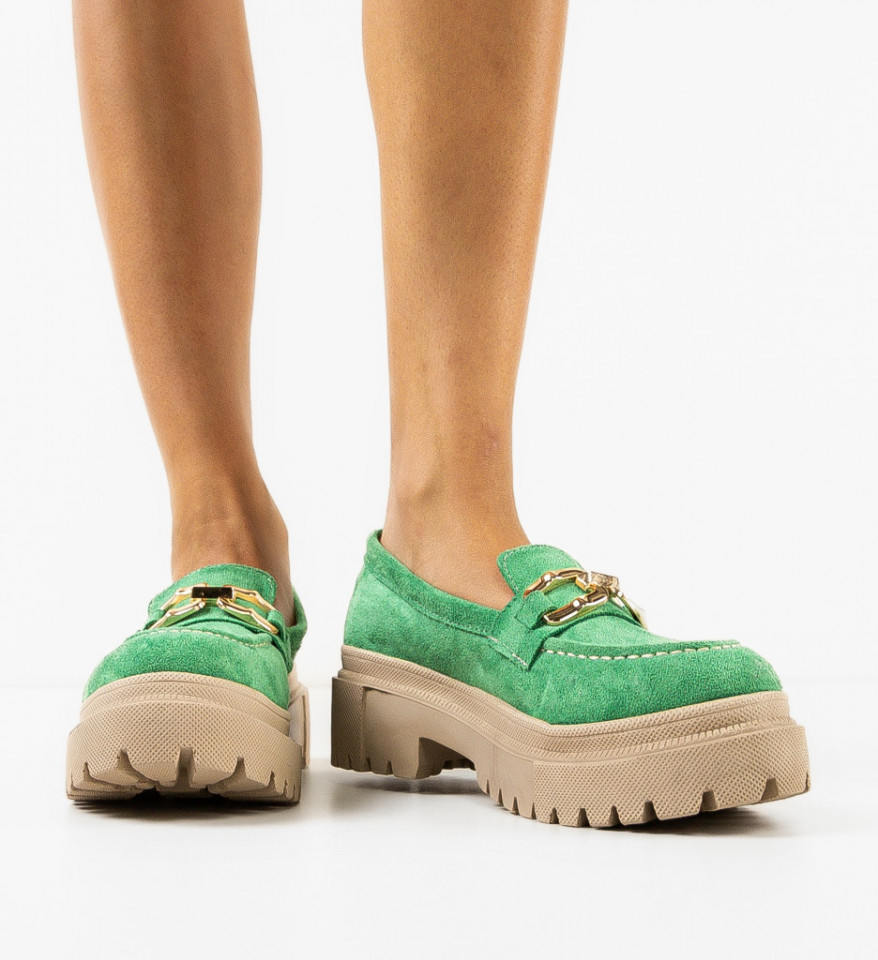 Kežualne cipele Delyrik Zelene