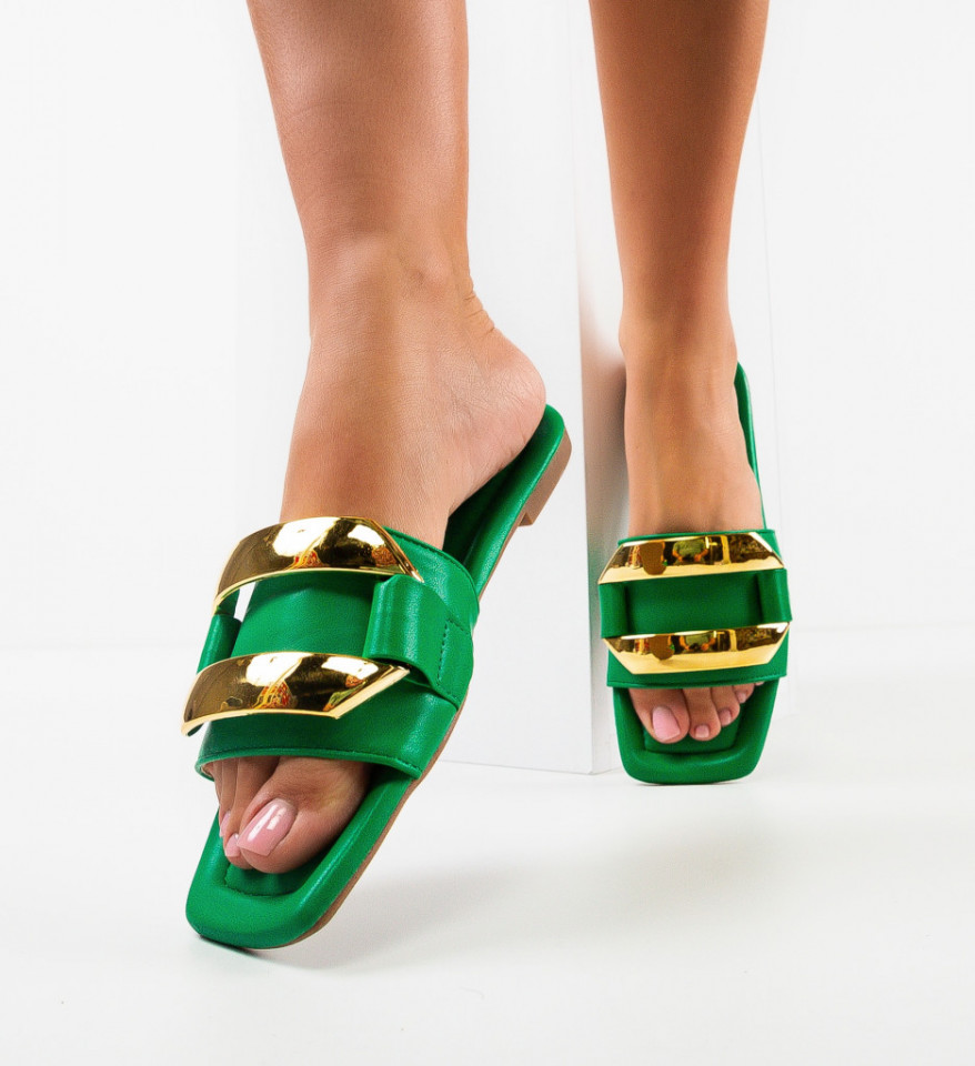 Ženske sandale Athena Zelene