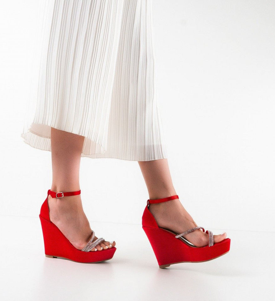 Ženske sandale Carr Crvene