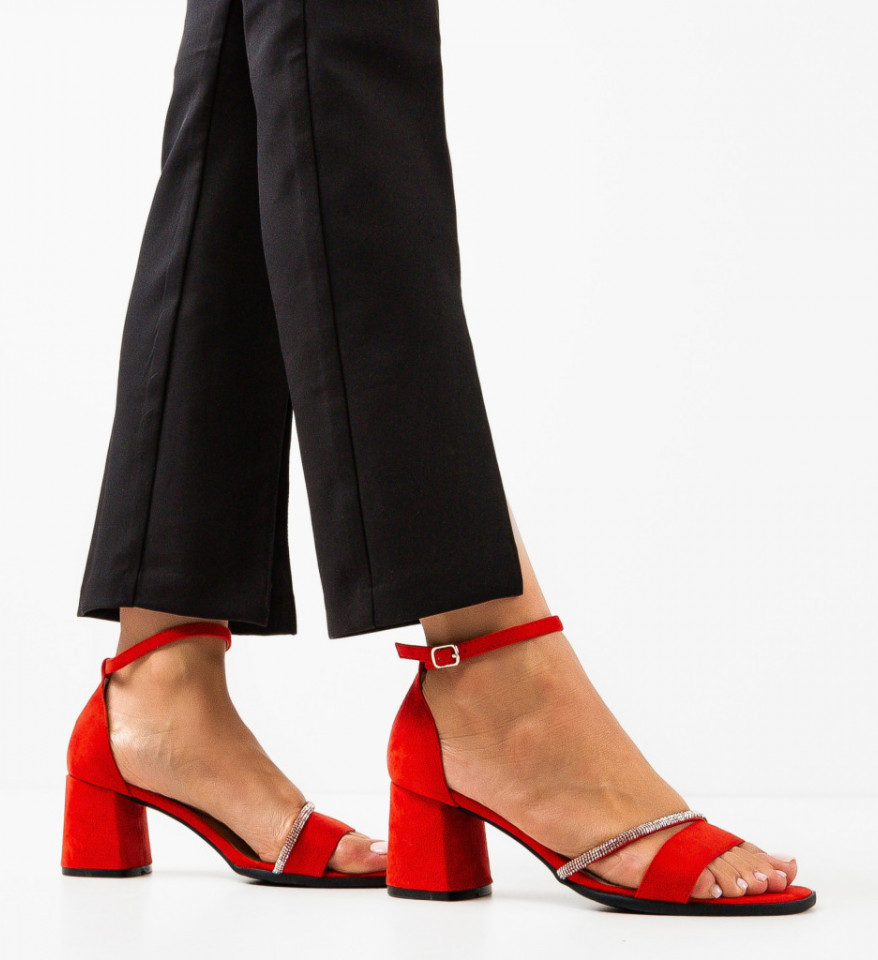 Ženske sandale Kerblex Crvene