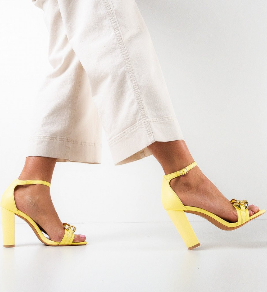 Ženske sandale Kreta Žute