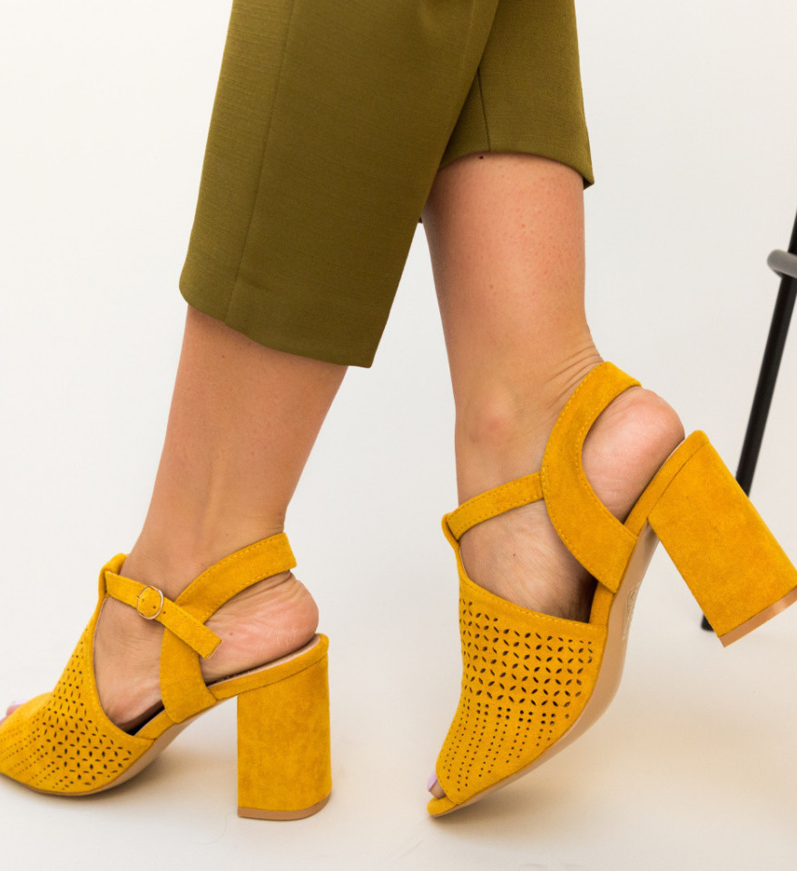 Ženske sandale Zimbro Žute