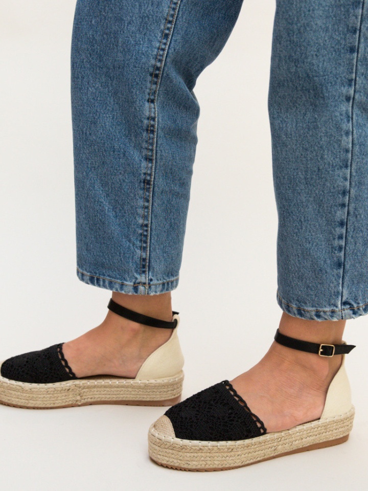 Espadrile Bonner Crne