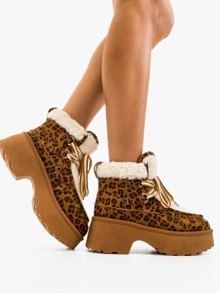 Ženske gležnjače Yetty Animal Print
