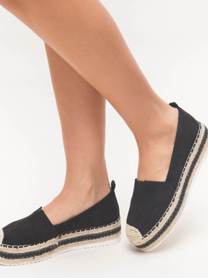 Espadrile Vaya Crne