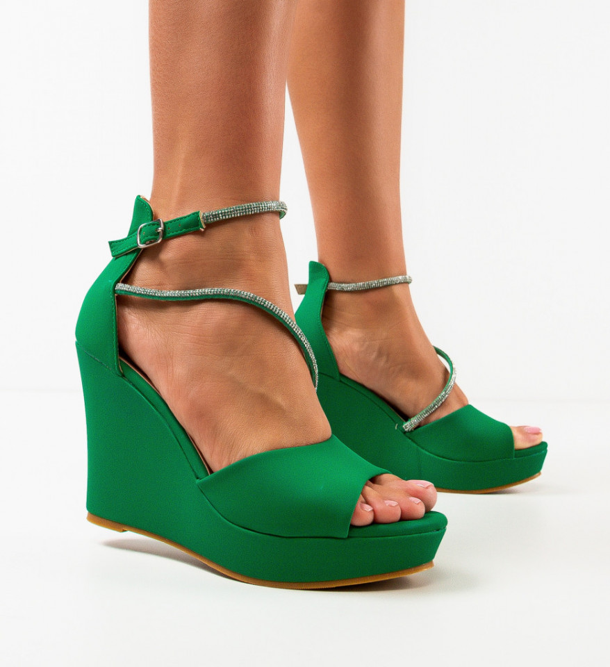 Ženske sandale Netet Zelene