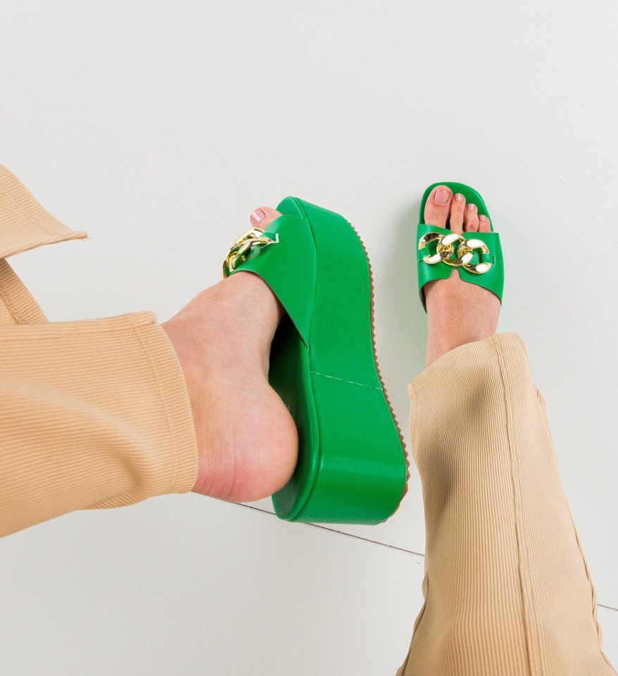 Ženske sandale Pikla Zelene