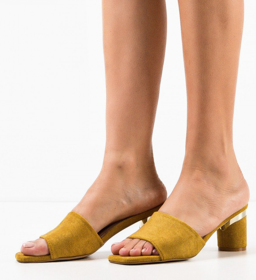 Ženske sandale Sefina Žute