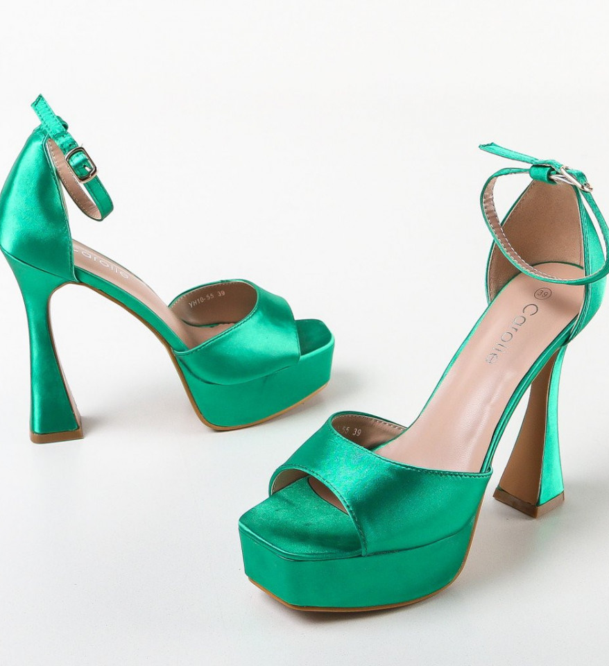 Ženske sandale Tunyt Zelene